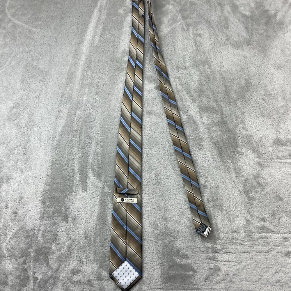 Haggar Men's Modern 100% Polyester Neck Tie